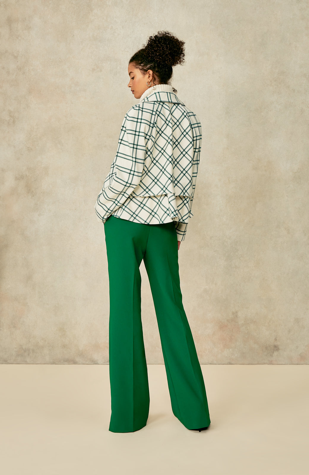 Oversized Plaid Jacket