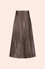 Leather Midi Skirt