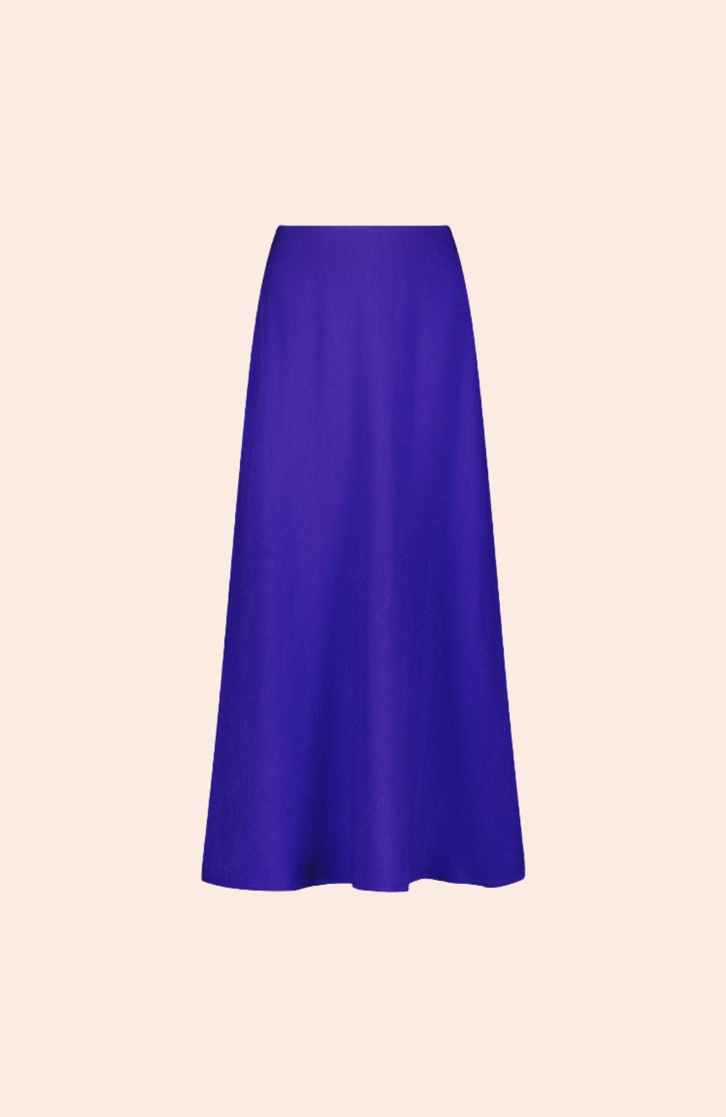 Textured Fluid Crepe Skirt