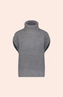 Sleeveless Turtleneck Sweater