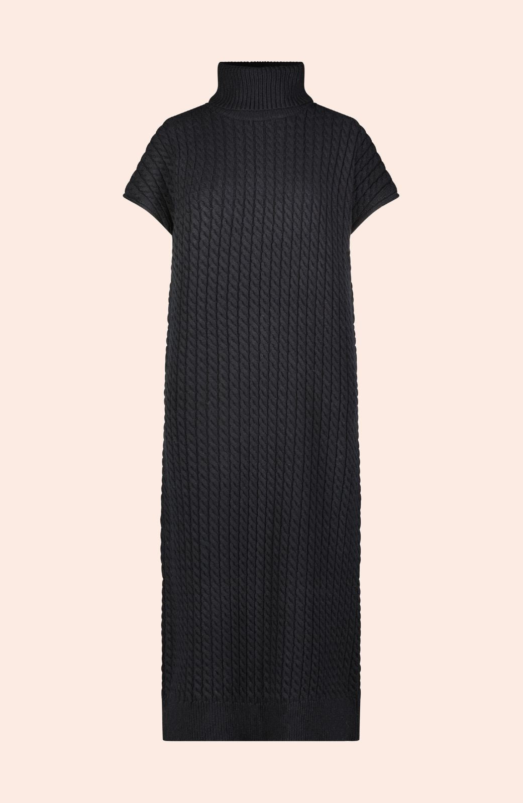 Sleeveless Cable Knit Dress