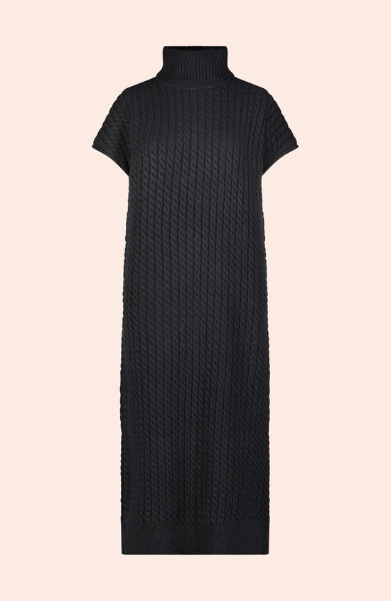 Sleeveless Cable Knit Dress