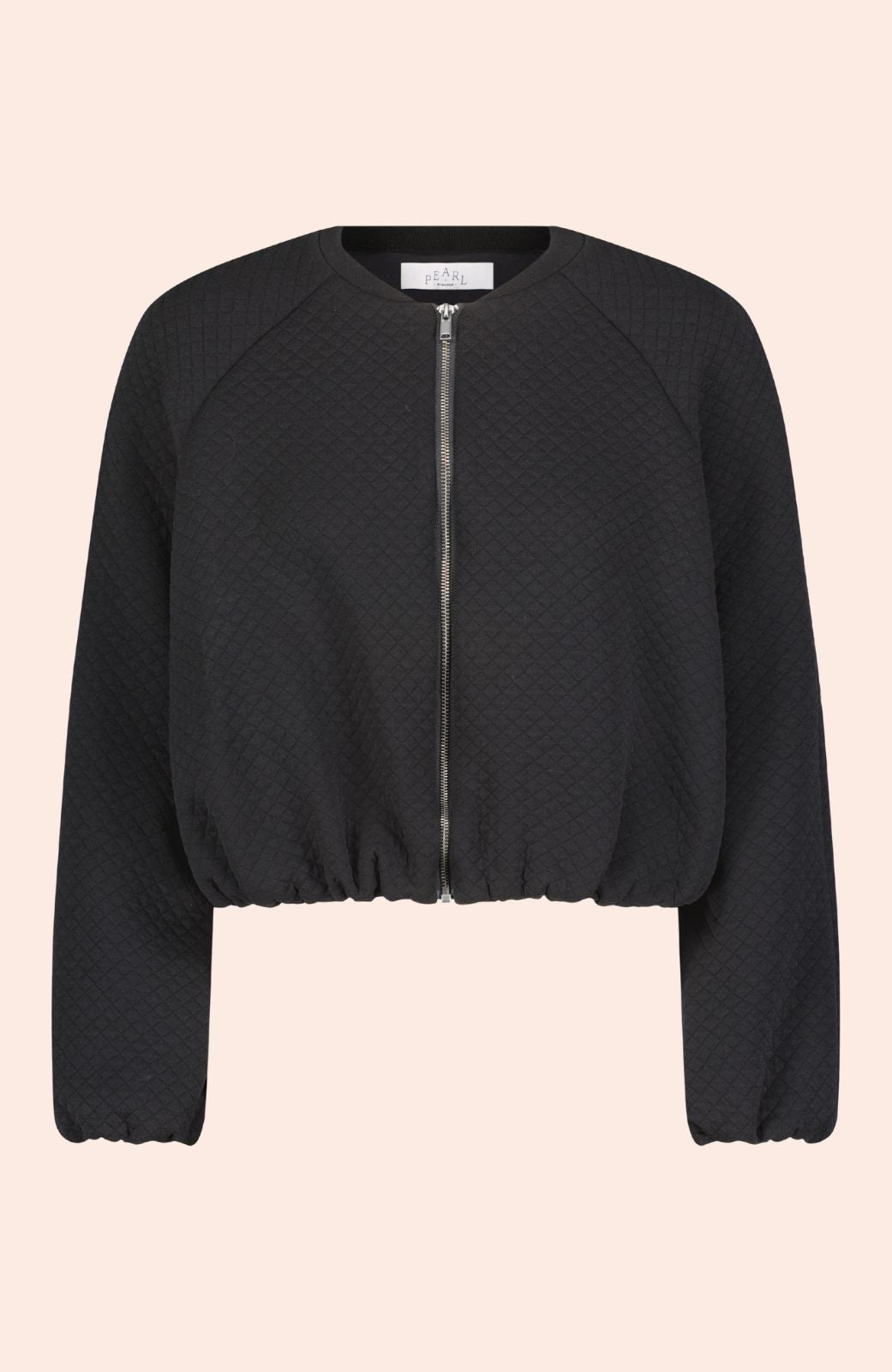 Quilted Jersey Bomber Jacket