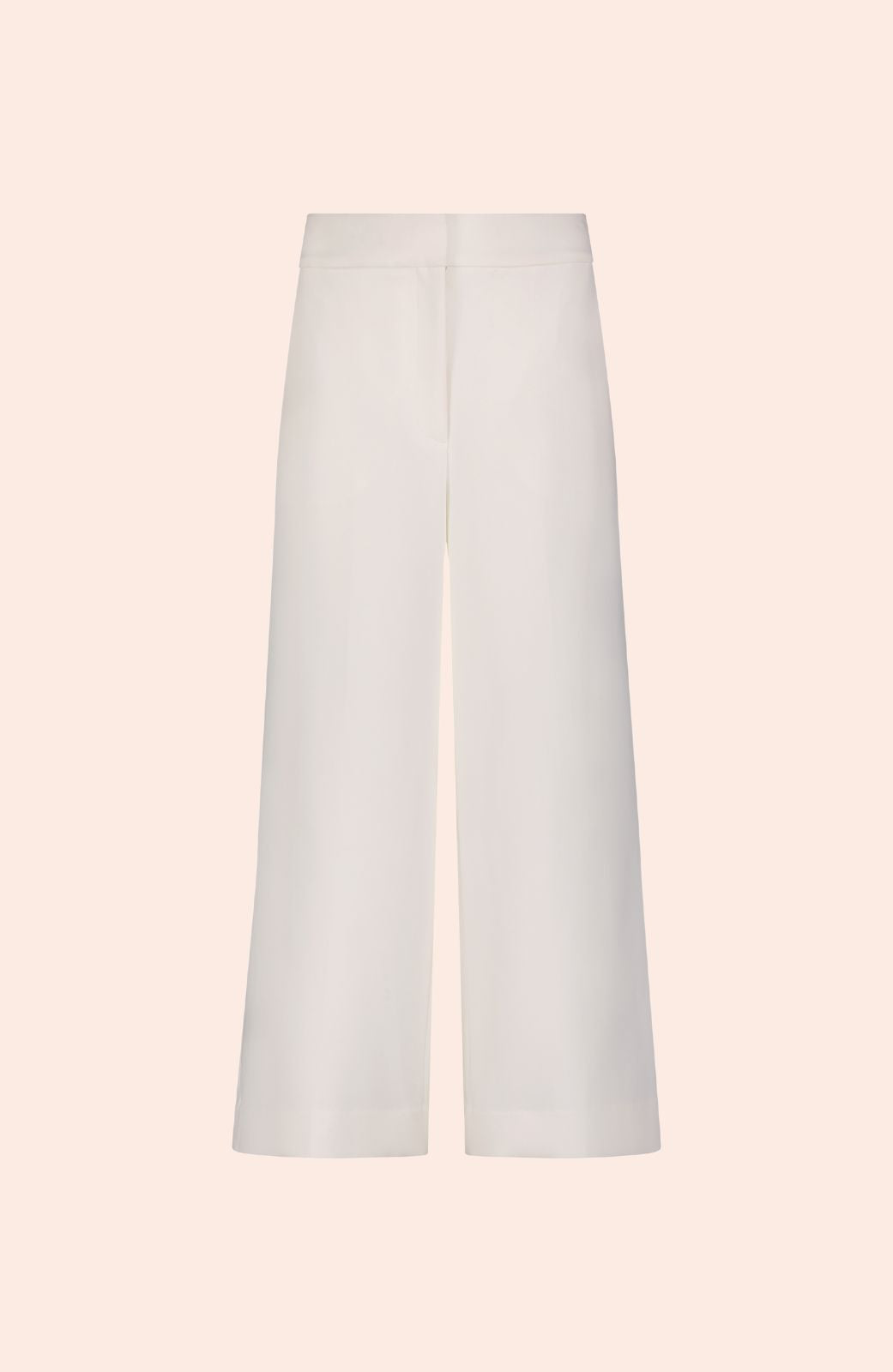 Stretch Crepe Cropped Pant