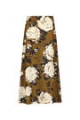 Rose Crepe Skirt
