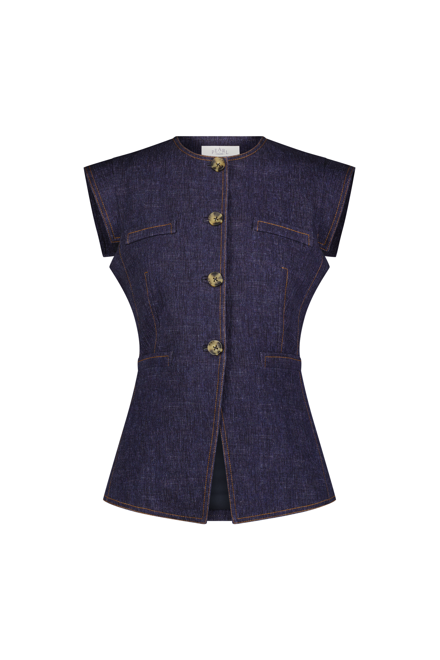 Stretch Denim Vest