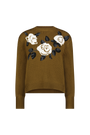 Rose Embroidered Sweater