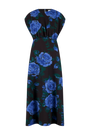 Rose Crepe Midi Dress