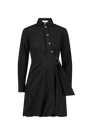 Cotton Poplin Bubble Hem Dress