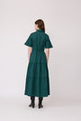 Coated Poplin Shirt Dress