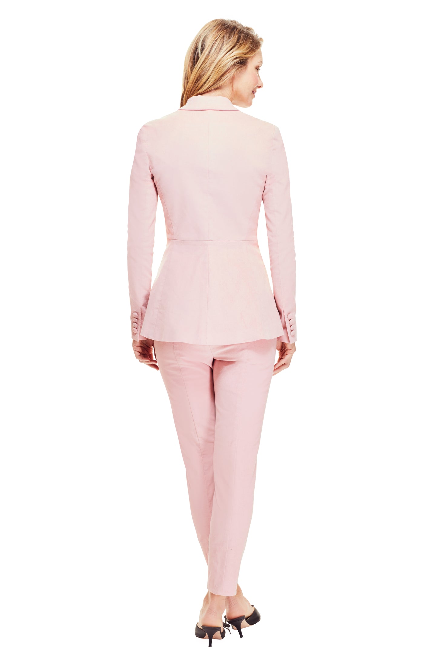 Velvet Peplum Blazer