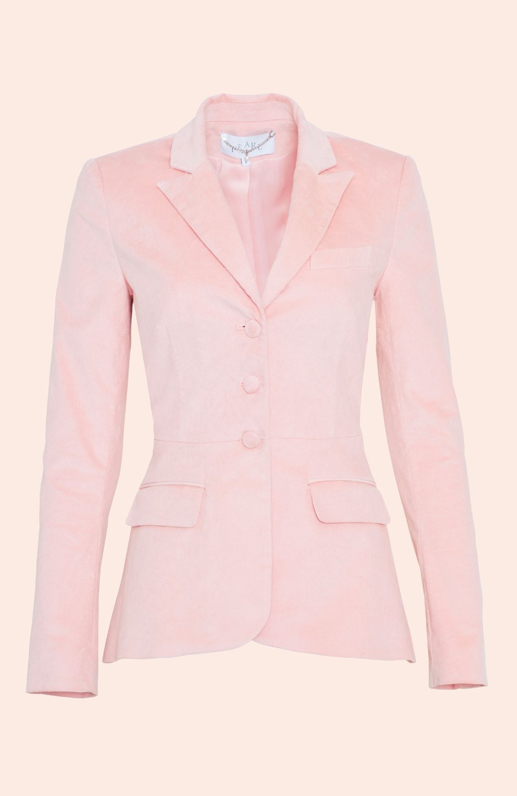 Velvet Peplum Blazer