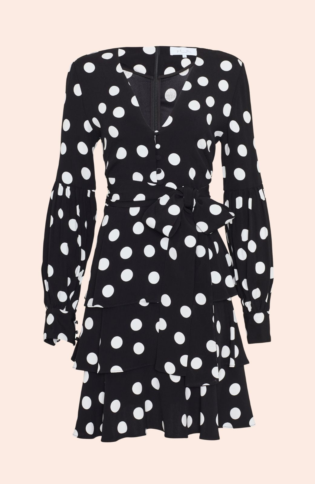 Polka Dot Ruffle Skirt Dress