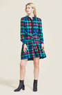 Plaid Flannel Shirt Dress