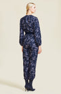 Ski Printed Crepe Jumpsuit