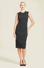 Stretch Crepe Sheath Dress