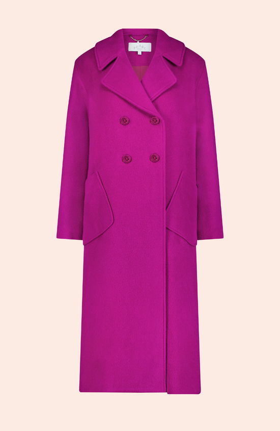 Mohair Wool Peacoat