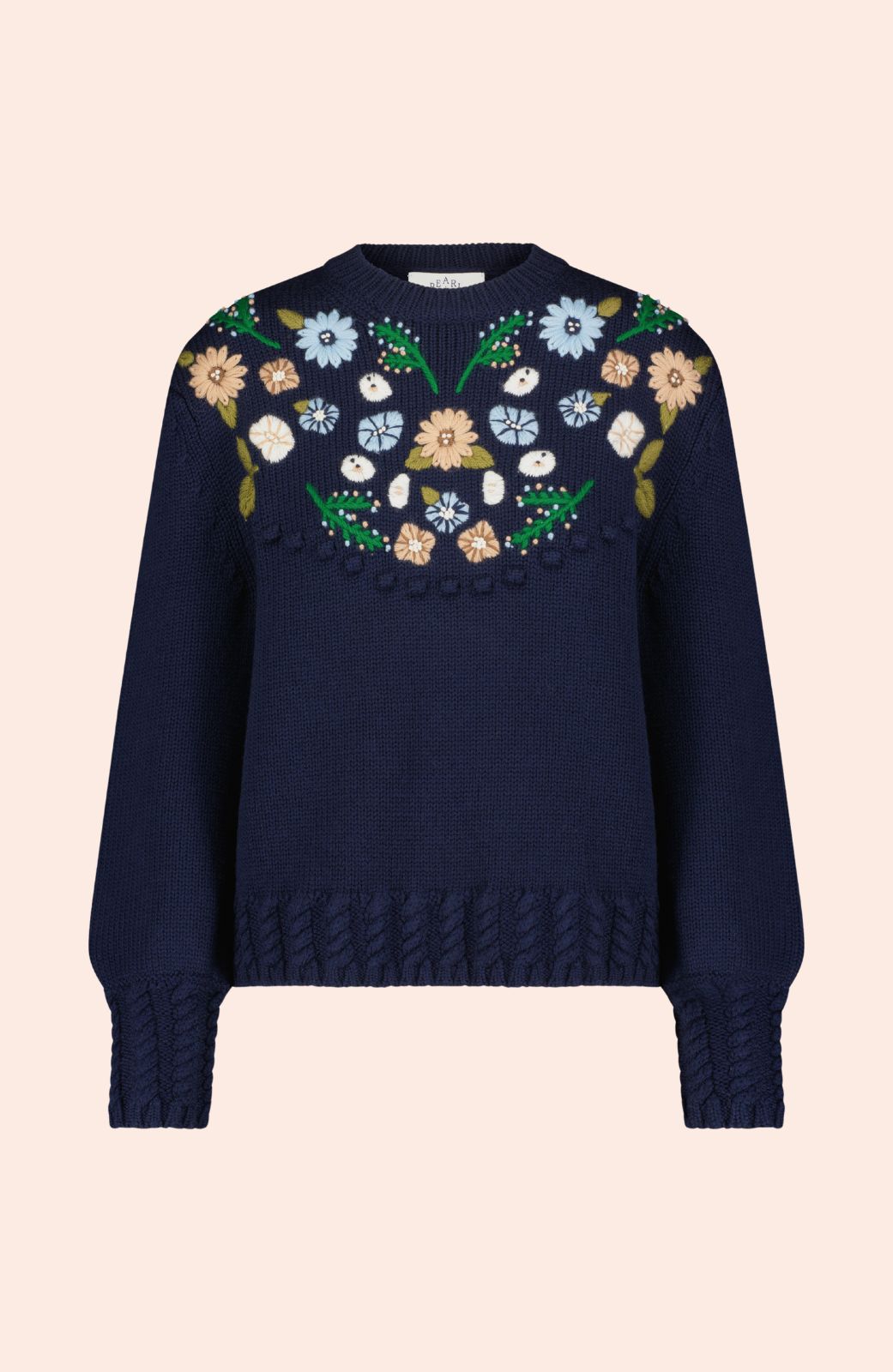 Floral Embroidered Sweater