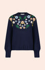 Floral Embroidered Sweater