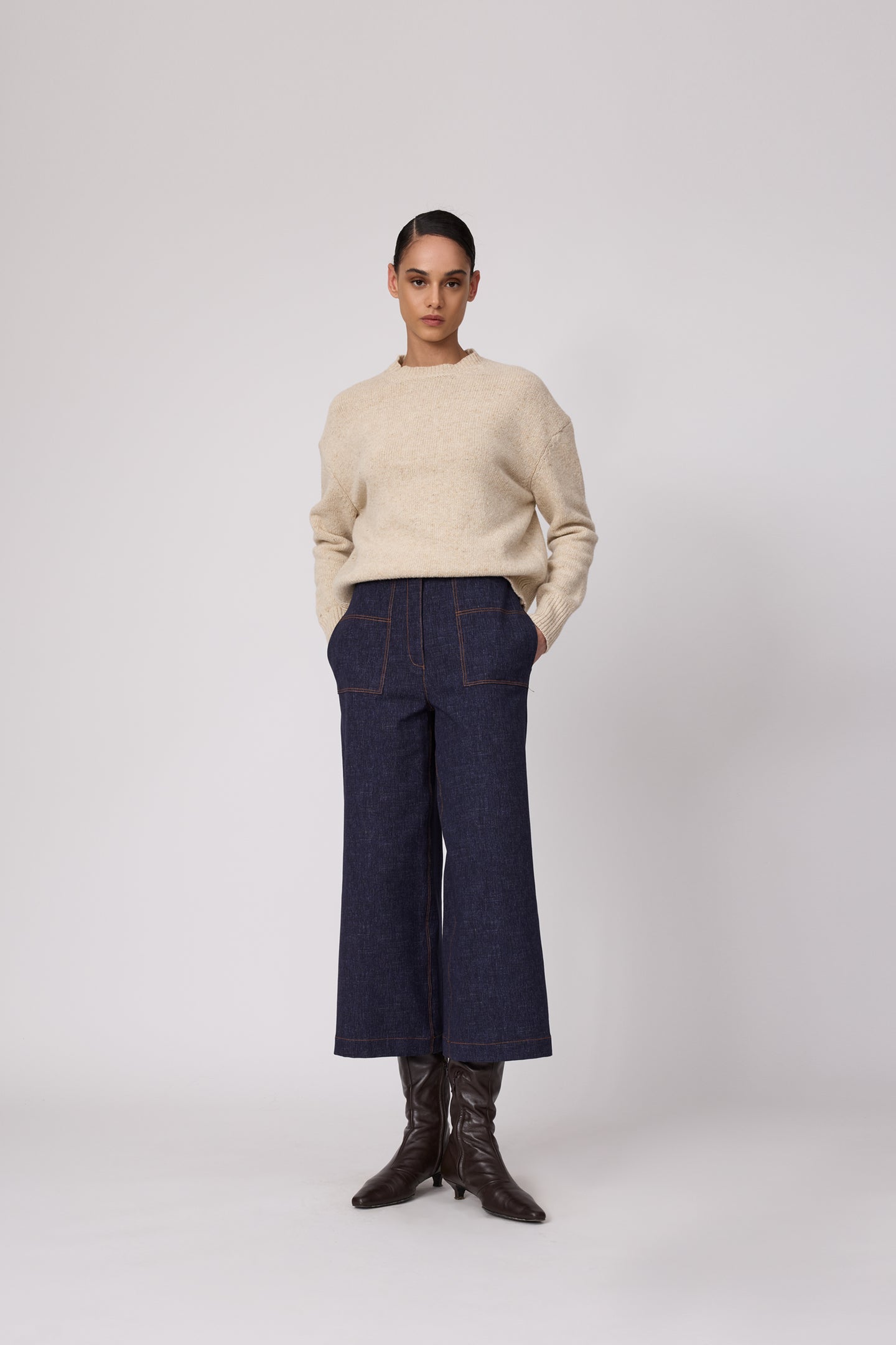 Stretch Denim Margo Pant