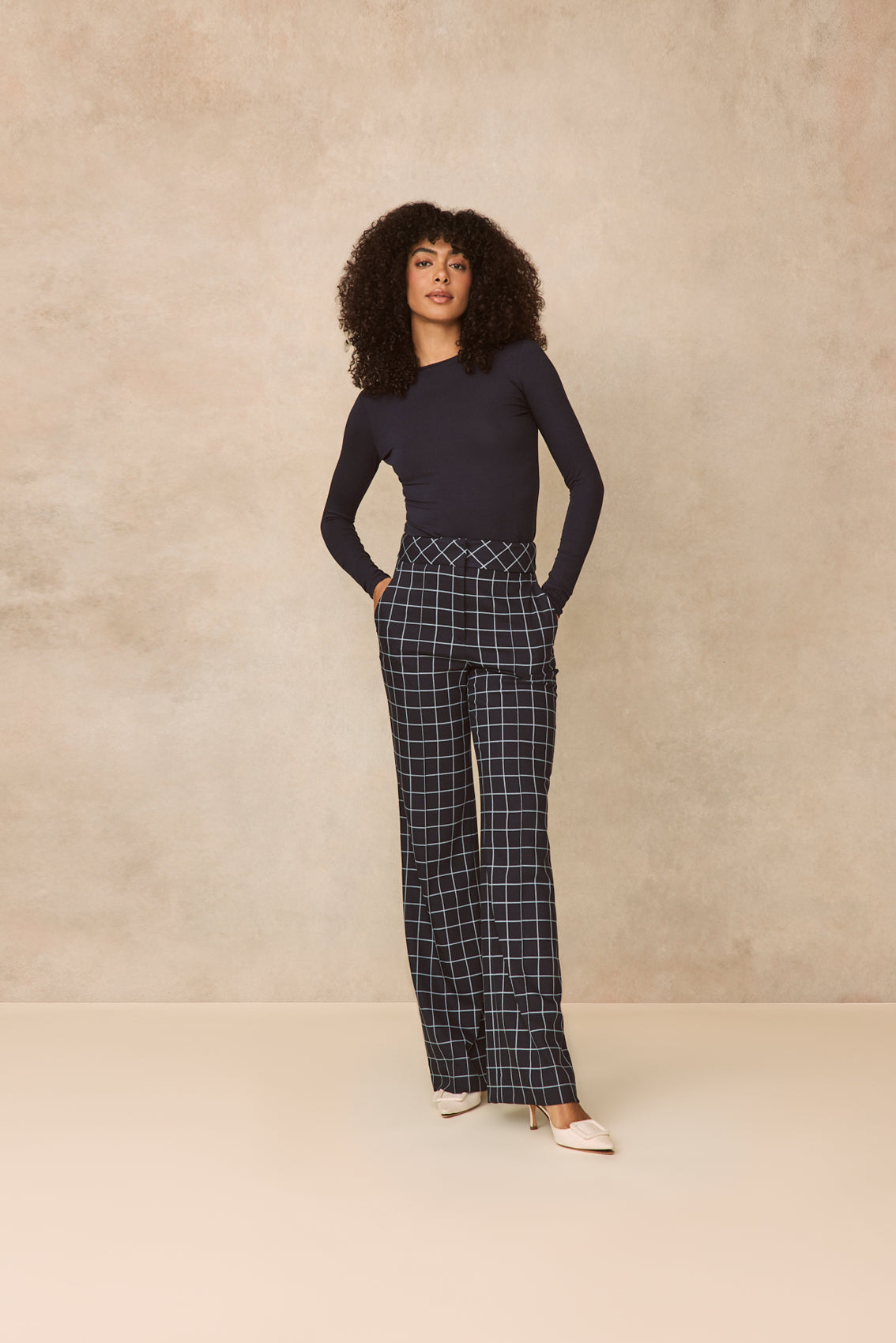 Oversized Check Hanna Pant