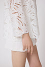 Embroidered Eyelet Shirt