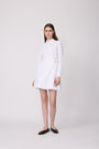Cotton Poplin Bubble Hem Dress