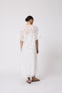 Embroidered Eyelet Caftan