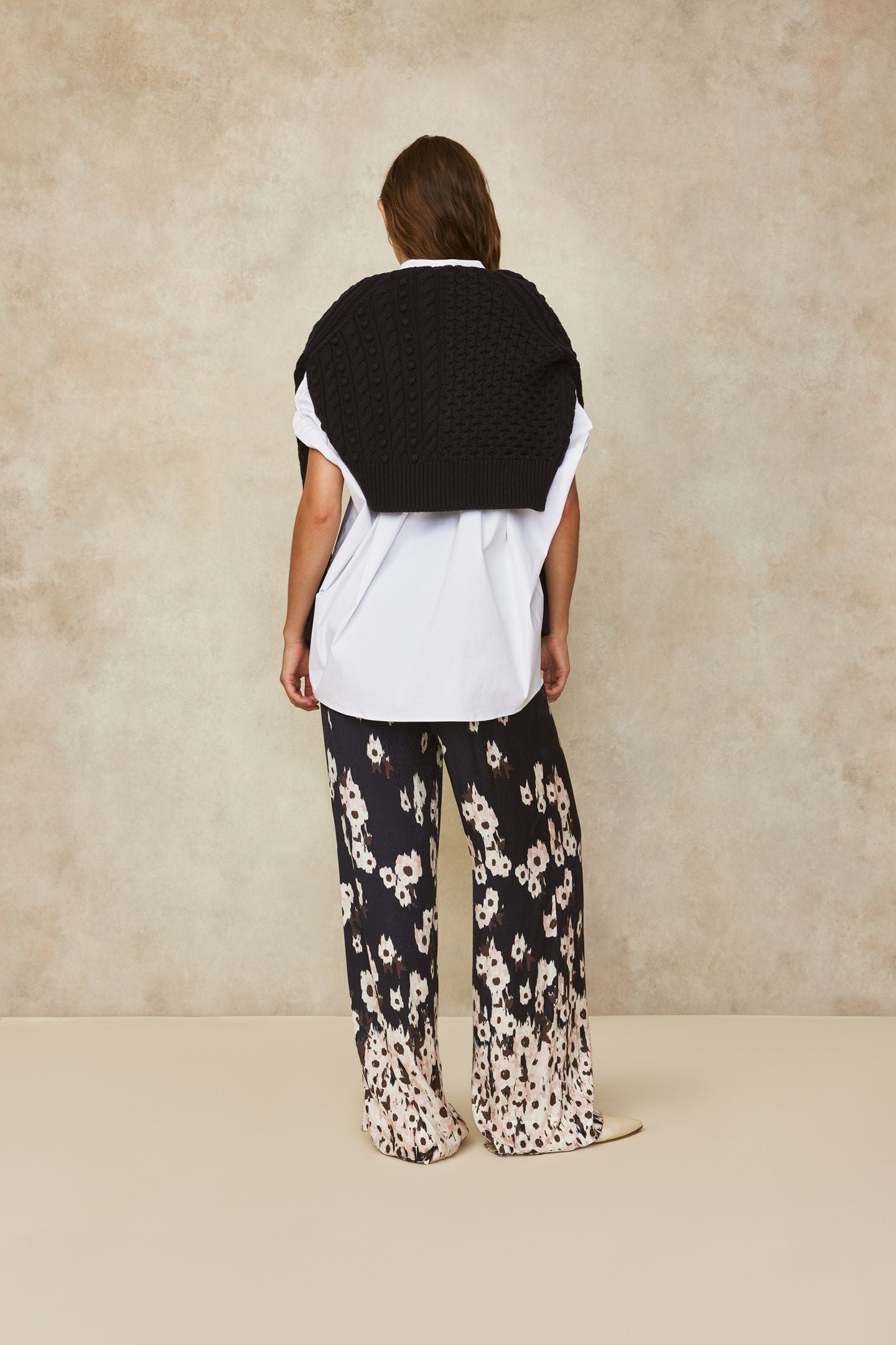 Floral Crepe Pant