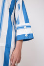 Striped Cotton Poplin Tunic Dress