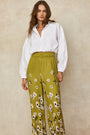 Floral Crepe Pant