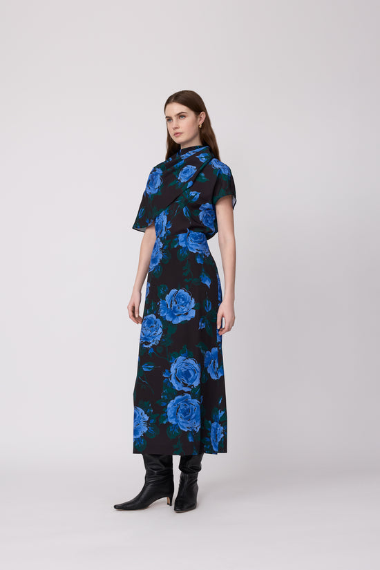 Rose Crepe Skirt