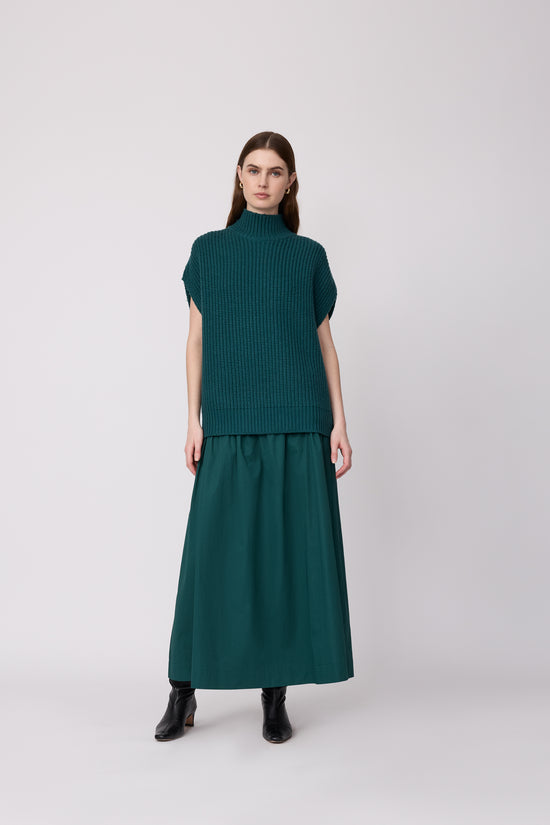 Sleeveless Turtleneck Sweater