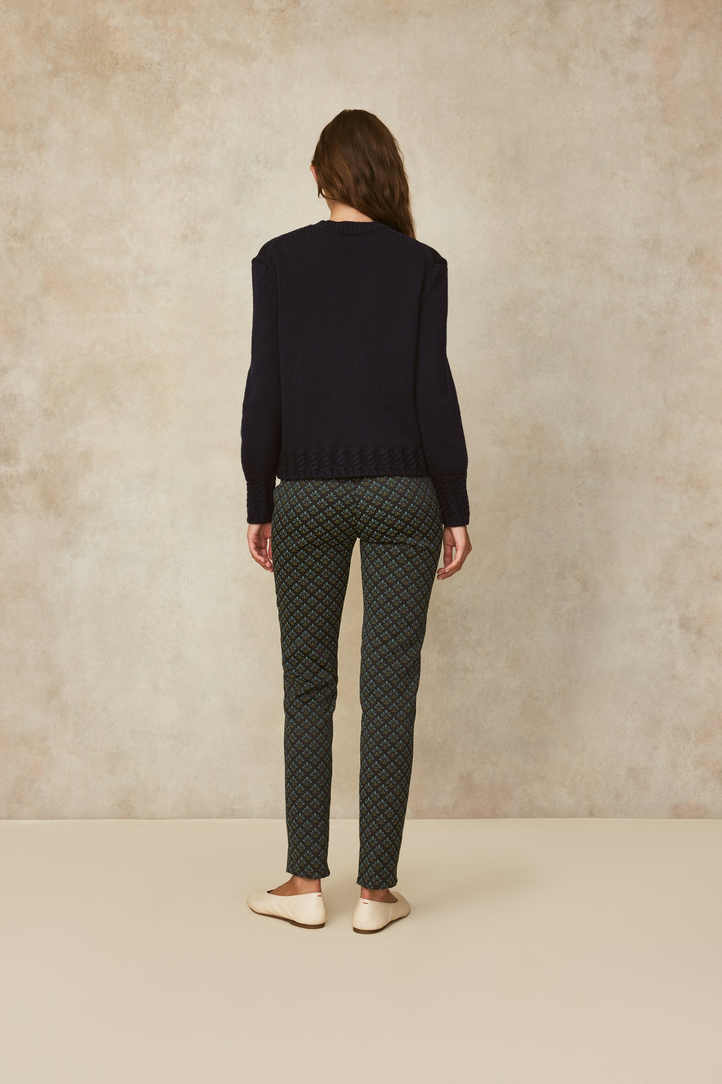Stretch Jacquard Susie Pant