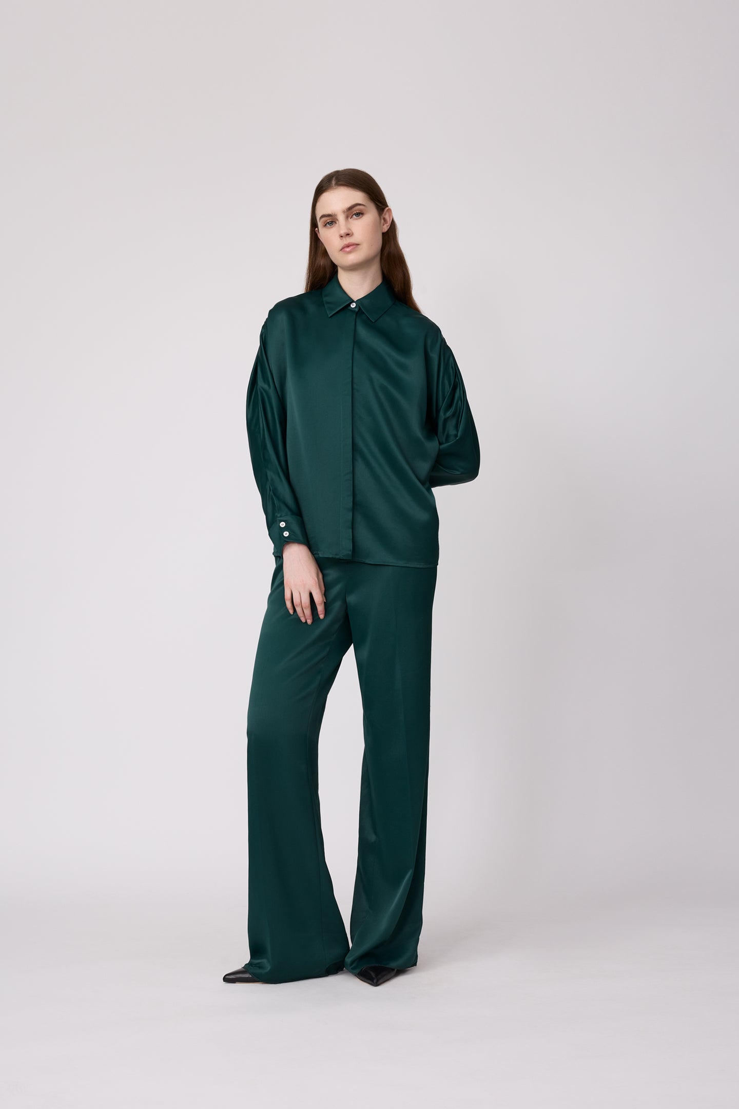 Satin Crepe Shirt