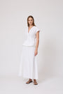 Cotton Poplin Tie Top