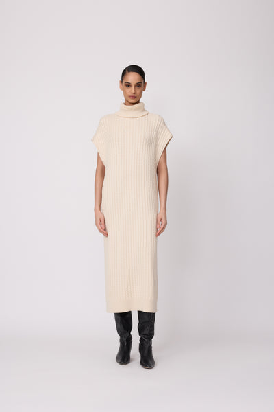 ANDMARY May cable knit dress ニット ワンピース ANDMARY】May cable knit dress