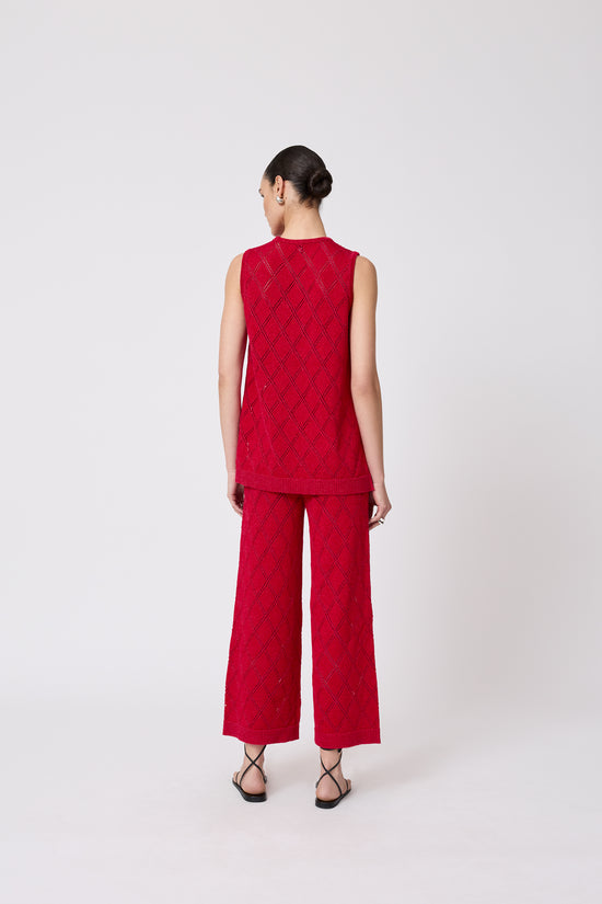 Pointelle Knit Pant