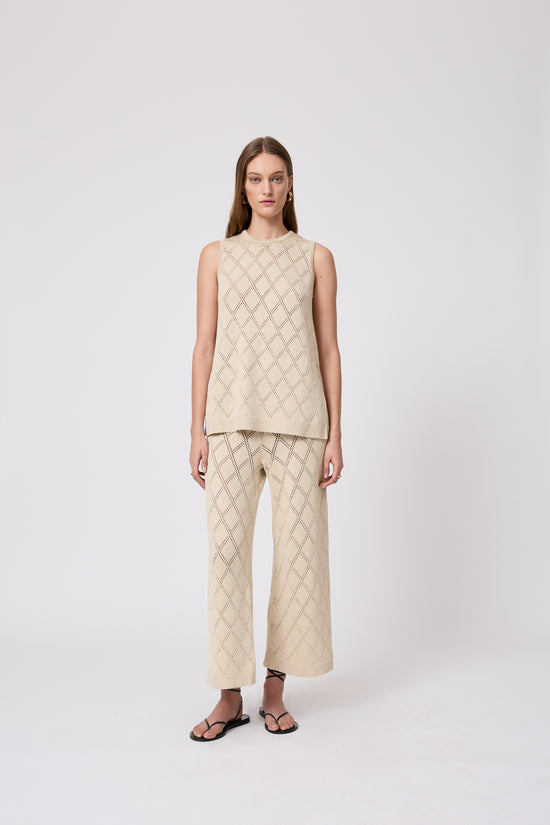 Pointelle Knit Tunic