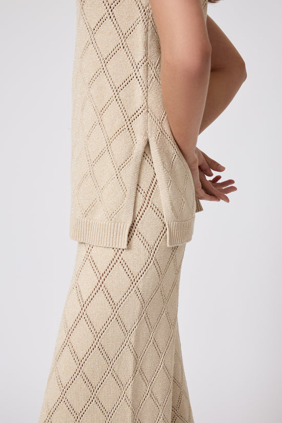 Pointelle Knit Tunic
