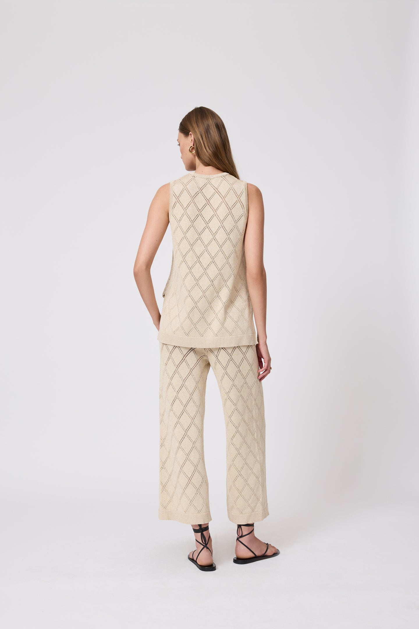 Pointelle Knit Pant