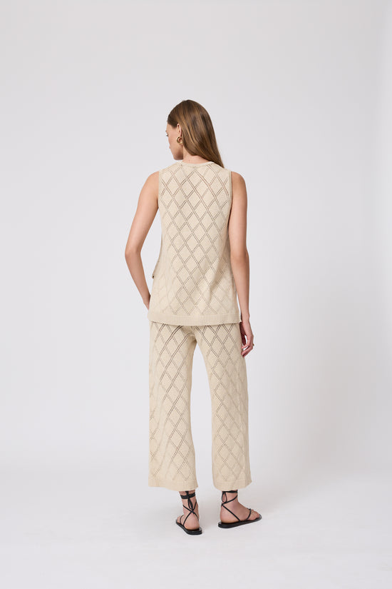 Pointelle Knit Pant