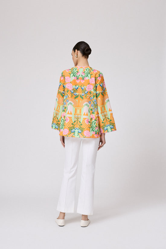 Rose Garden Cotton Tunic Top