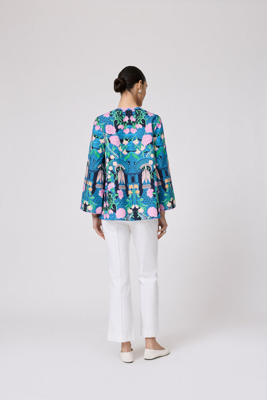 Rose Garden Cotton Tunic Top