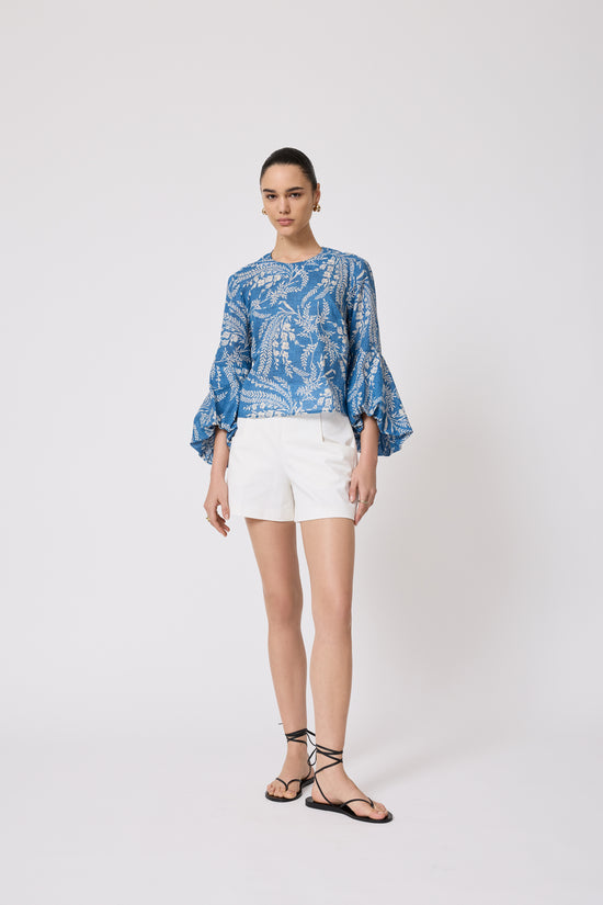 Wisteria Voile Full Sleeve Top