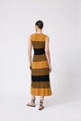 Chevron Pointelle Knit Dress