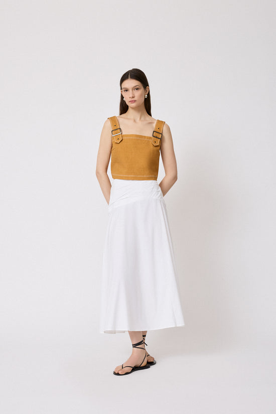 Cotton Poplin Skirt