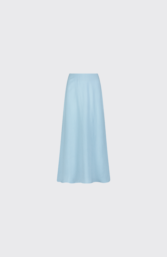 Textured Fluid Crepe Skirt