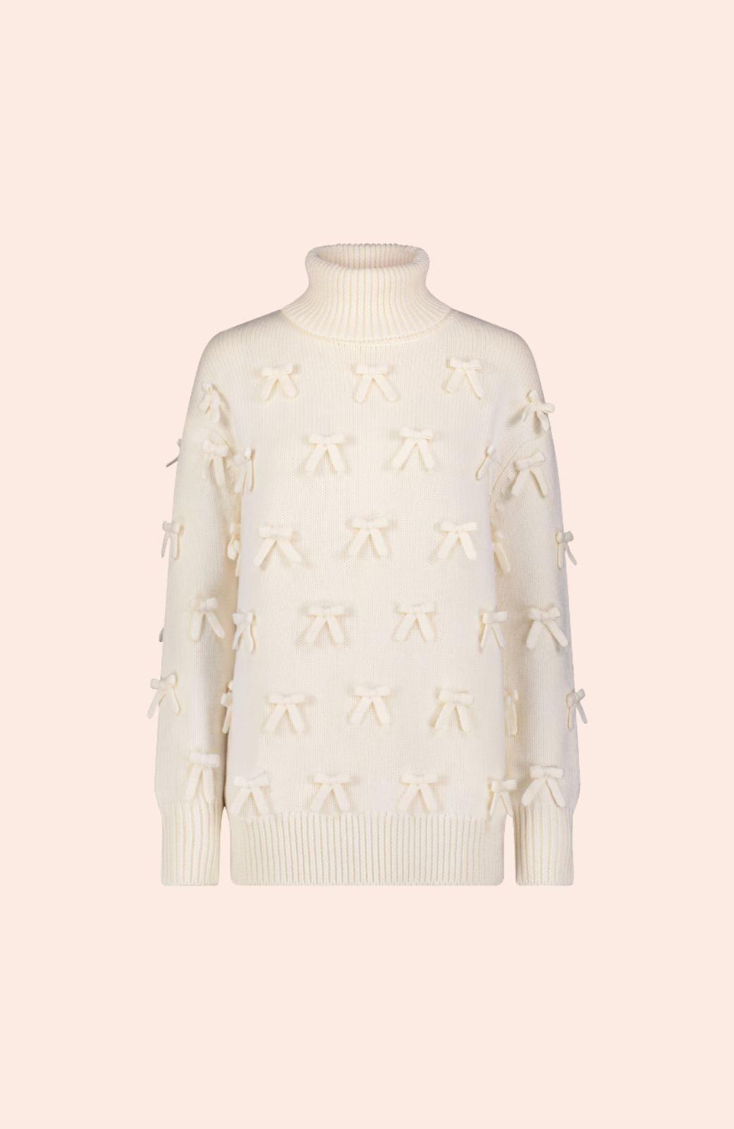 Bow Detail Turtleneck