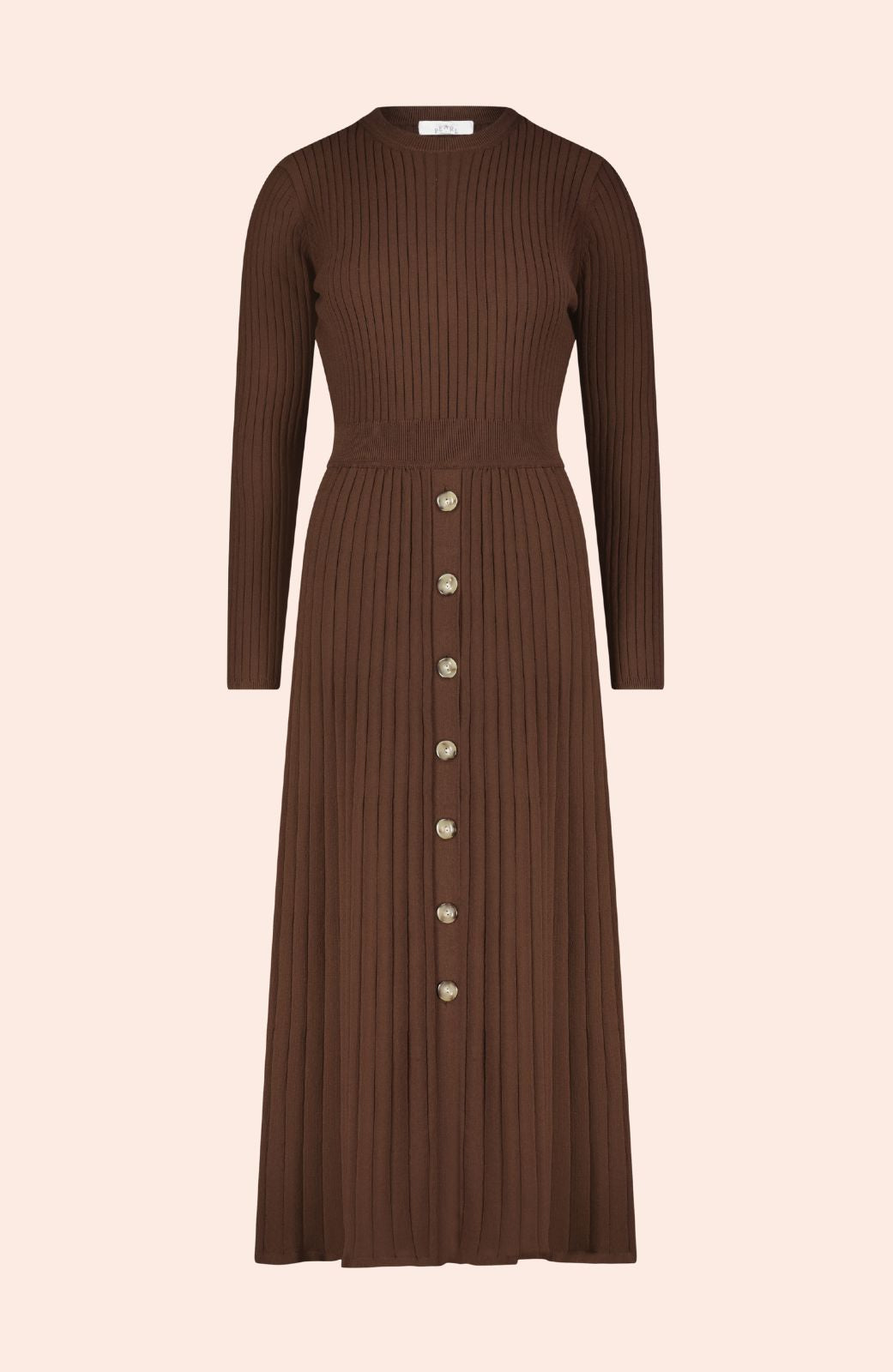 Button Front Knit Dress